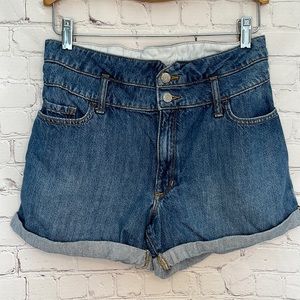 Banana Republic Women's Jean Denim Paper Bag Shorts w/ Elastic waist size 29/8